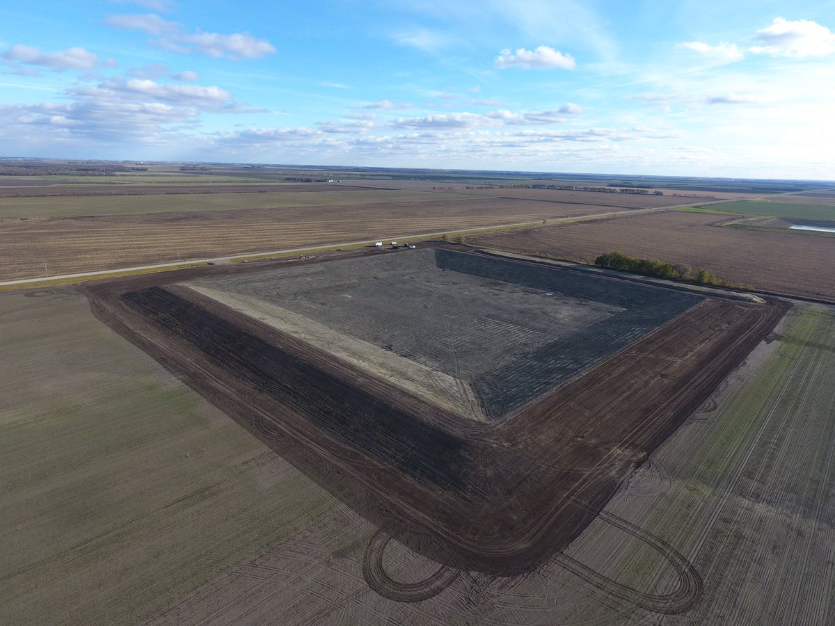 brunes16's tweet photo. Construction completed on a 300 Acre Foot Potato Reservoir https://t.co/uFUk4vqjeJ