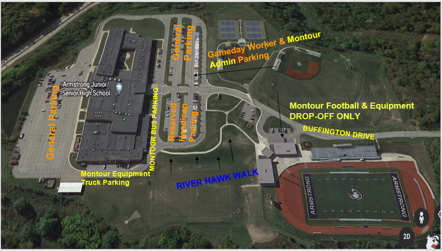 MontourFootball's tweet photo. Playoff game against @AHSRIVERHAWKS this Friday at 7pm.

Address: 300 Buffington Drive, Kittanning, PA 16201

Tickets: $7 for all at the gate, $7 adults/$5 students if purchased online at https://t.co/HMnUIfR6pf

Game stream audio only: https://t.co/rGjLr6gs60 https://t.co/74HzyFFVMn