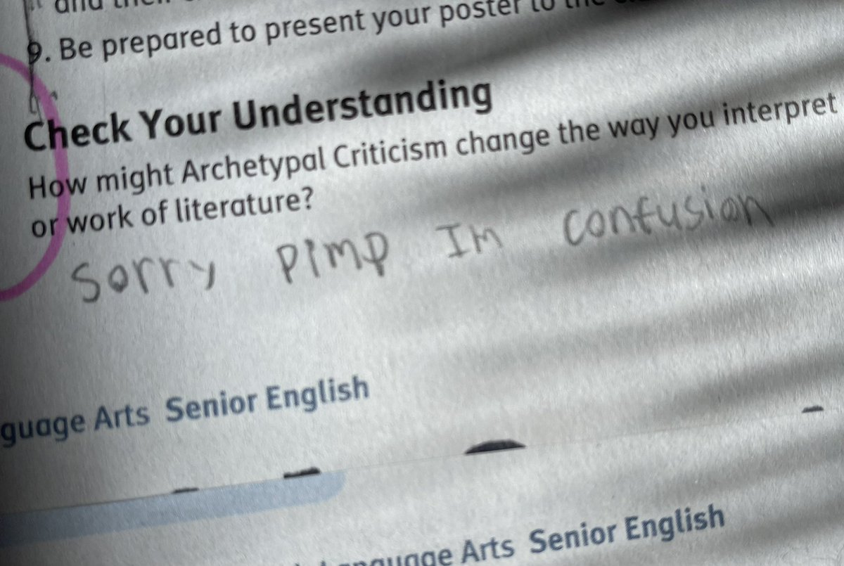 MrAyalaELA's tweet image. I guess I have to teach this lesson again. #checkingforunderstanding #teachertwitter