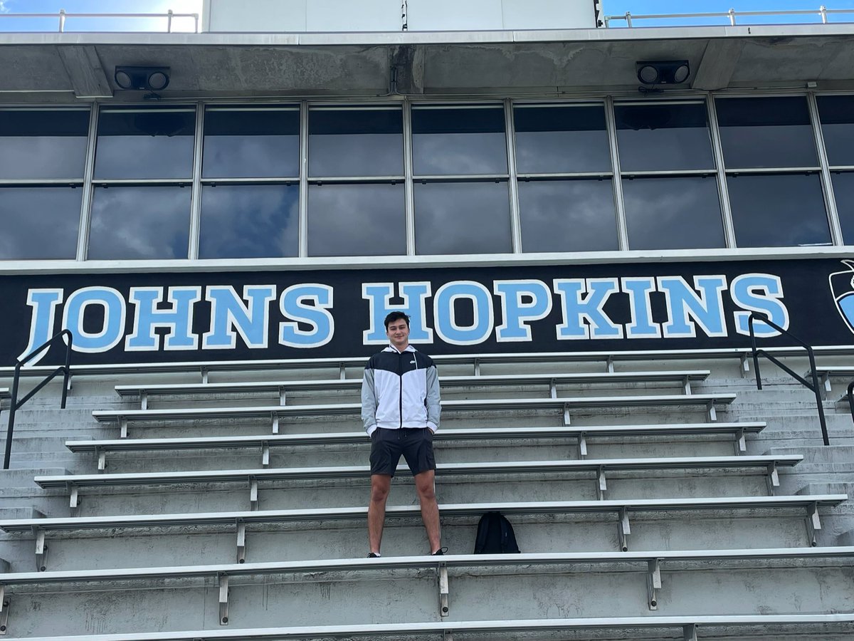 Had a great visit to Johns Hopkins last weekend. Great to watch the win and  hang out with the team after!
