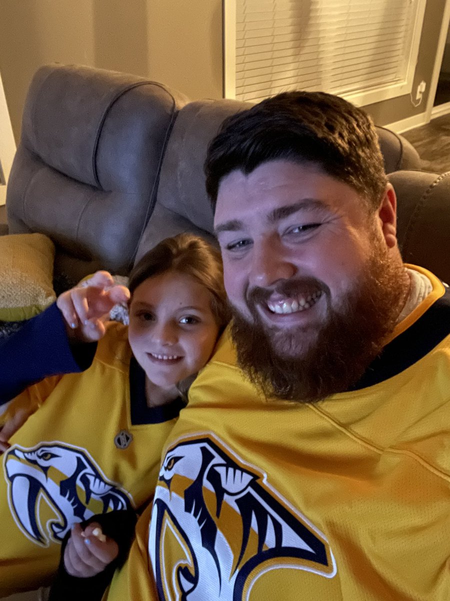 We are ready for puckdrop!!!
<a href="/PredsNHL/">Nashville Predators</a> #fangfingers <a href="/NHL/">NHL</a>