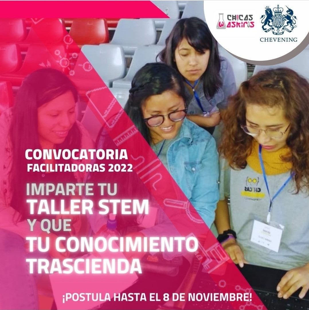 ¡Aún puedes postular para ser facilitadora!

Y mañana jueves a las 18:00 tendremos un live resolviendo algunas dudas.

docs.google.com/forms/d/e/1FAI…