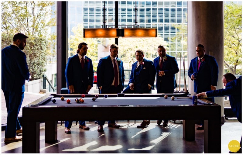 Have to make a little time for the guys on your special day! 

📸: @adoreweddingphotography
#WeddingWednesday #RenaissanceToledo #youwilldobetterintoledo
