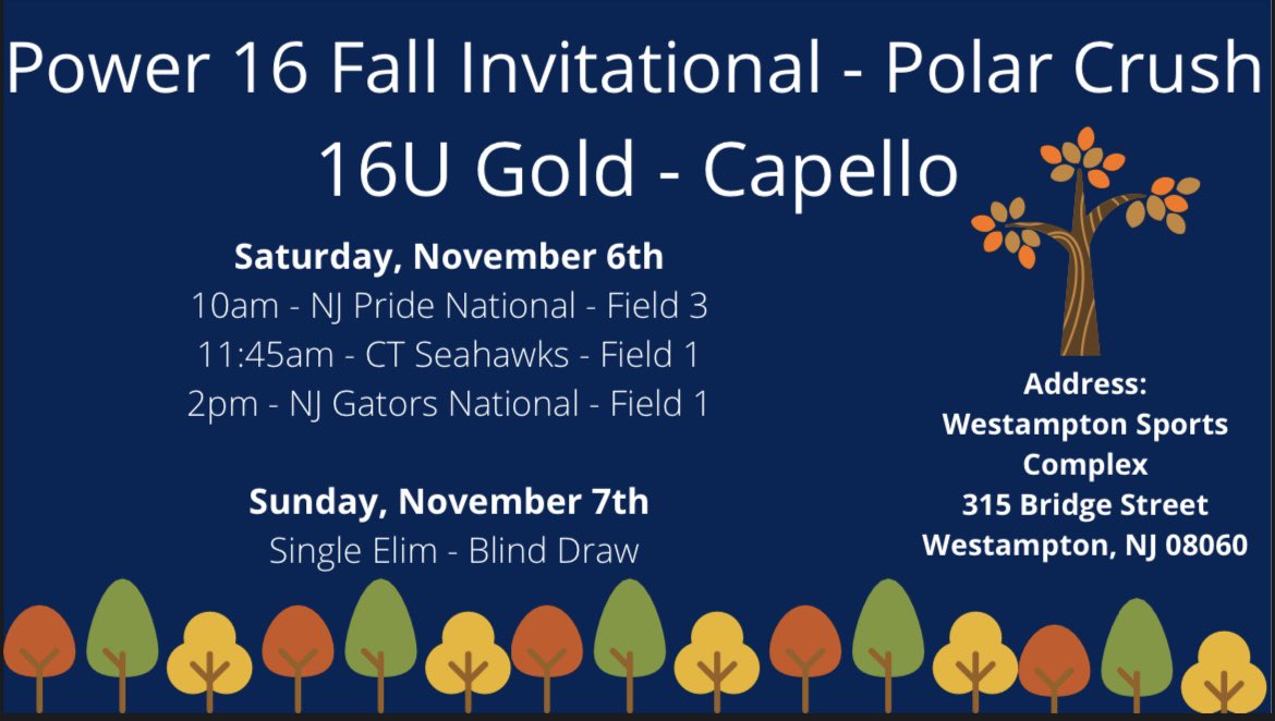 We’re back competing in the Northeast! Can’t wait for my team to crush it at Powerball! <a href="/PolarCrush/">Polar Crush Softball</a> <a href="/CoachBrook_SB/">Coach Brook Capello</a>