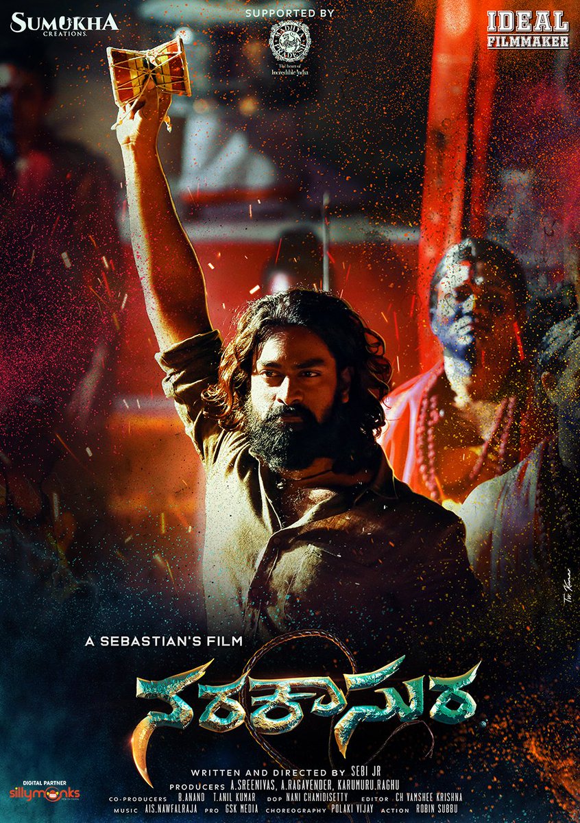 SebiJr_'s tweet photo. Here's presenting you the character poster of @RakshitAtluri from #Narakasura, 𝐇𝐢𝐠𝐡 - 𝐎𝐜𝐭𝐚𝐧𝐞 𝐀𝐜𝐭𝐢𝐨𝐧 𝐏𝐚𝐜𝐤𝐞𝐝 𝐕𝐢𝐨𝐥𝐞𝐧𝐭 𝐃𝐫𝐚𝐦𝐚.

@SebiJr_ @sangeerthanaluv @ais_nawfalraja @sumukhaoffl @idealfilmmaker @MPTourism @GskMedia_PR @SMTollywood https://t.co/zByspynLu9