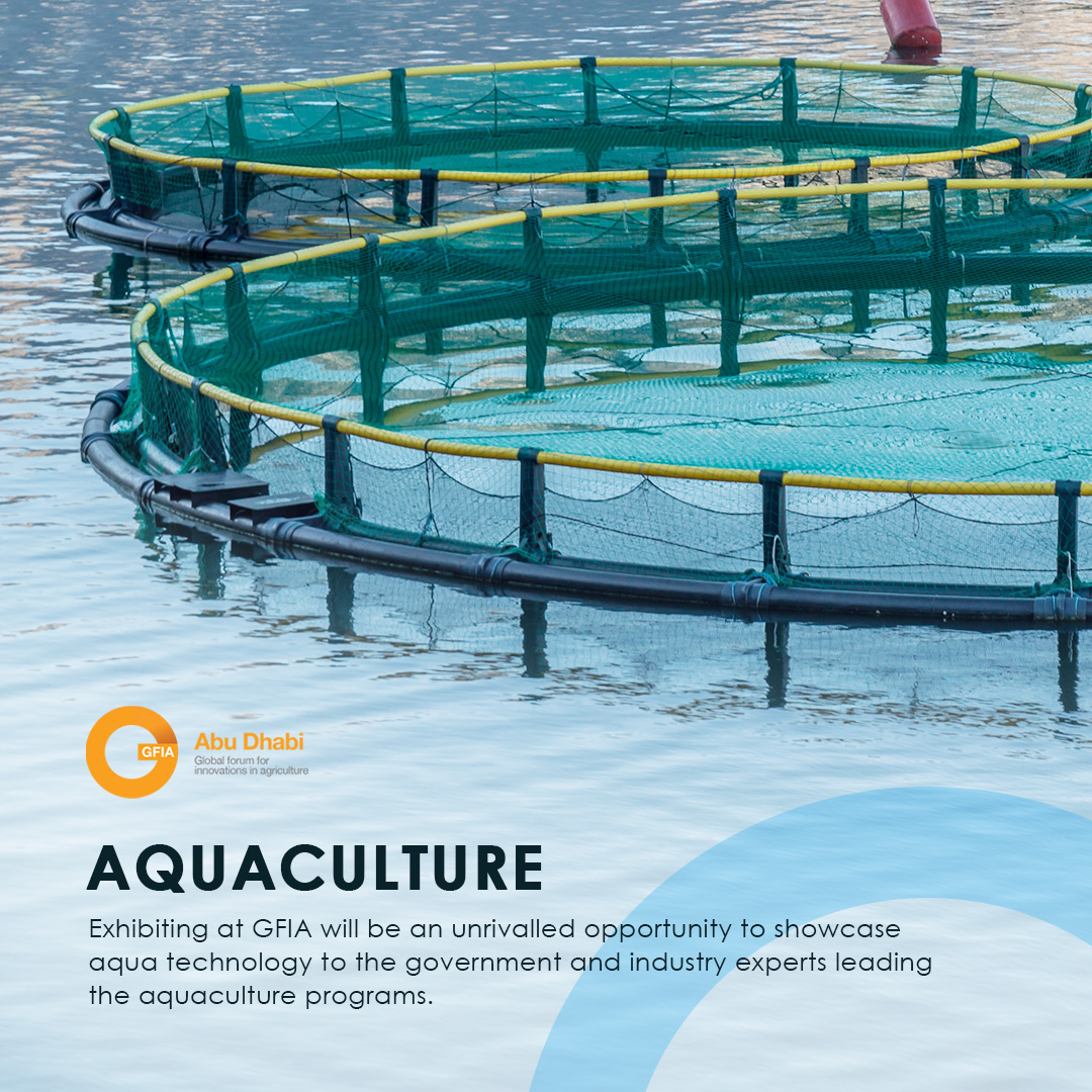 Showcase your aquaculture innovations to thousands of like-minded individuals from around the world at #GFIAMENA 2021.

#ADAFSA #GFIAMENA #CFS #Agtech #innovation #agriculture #verticalfarming #EventAbuDhabi #hydroponics #foodproduction #foodsecurity  #aquaculture