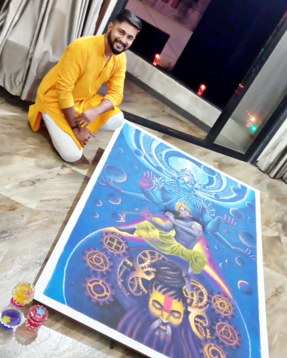 GoldenArts7's tweet photo. ❝ May the lights of Diwali add everlasying brightness to your own life. ❞
𝓐 𝓿𝓮𝓻𝔂 𝓱𝓪𝓹𝓹𝔂 𝓓𝓲𝔀𝓪𝓵𝓲 𝓽𝓸 𝔂𝓸𝓾 𝓪𝓷𝓭 𝔂𝓸𝓾𝓻 𝓯𝓪𝓶𝓲𝓵𝔂
#art #goldenarts_31 #portrait #sketch #aportrait #artesanato #artlover #trendingnow #young_artist #diwali2021 #diwalirangoli https://t.co/2EU9vyl7ss