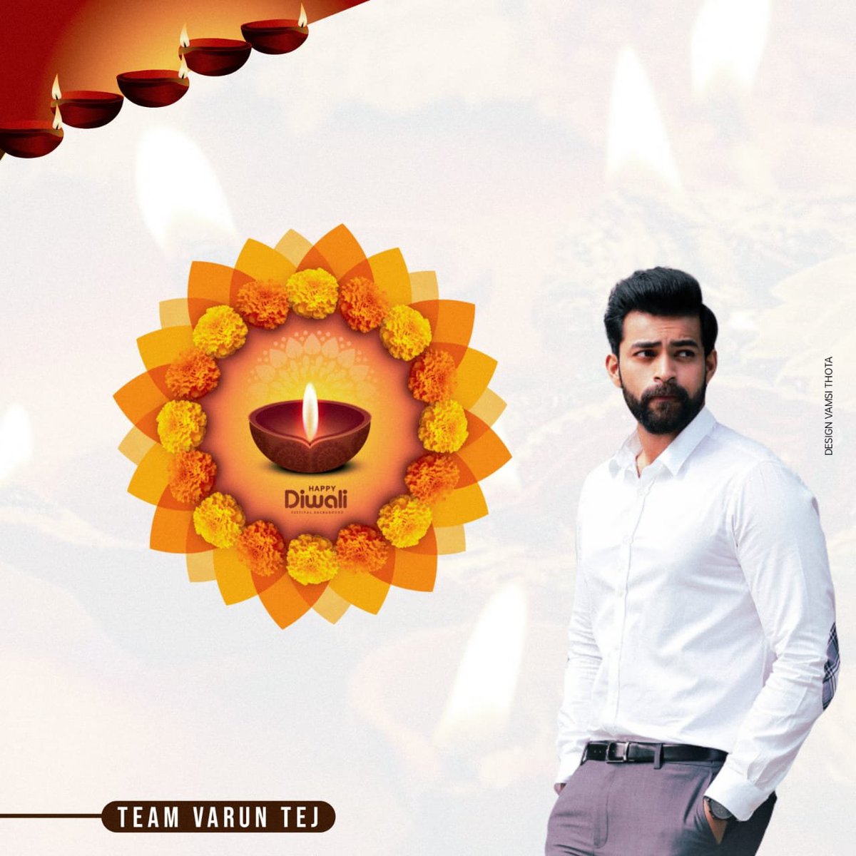 ImShivaKonakala's tweet photo. @IAmVarunTej @nimmaupendra @SunielVShetty @dir_kiran @saieemmanjrekar @MusicThaman @george_dop @abburiravi @dhilipaction @sidhu_mudda @bobbyall @RenaissanceMovi @adityamusic Wishing you a very happy and prosperous #Diwali dear @IAmVarunTej ๐โค๏ธAnnaya
Wishing you a Blockbuster Sucess for #Ghani๐ฅ
#GhaniOnDec3rd ๐ https://t.co/v1G2sFR7UG