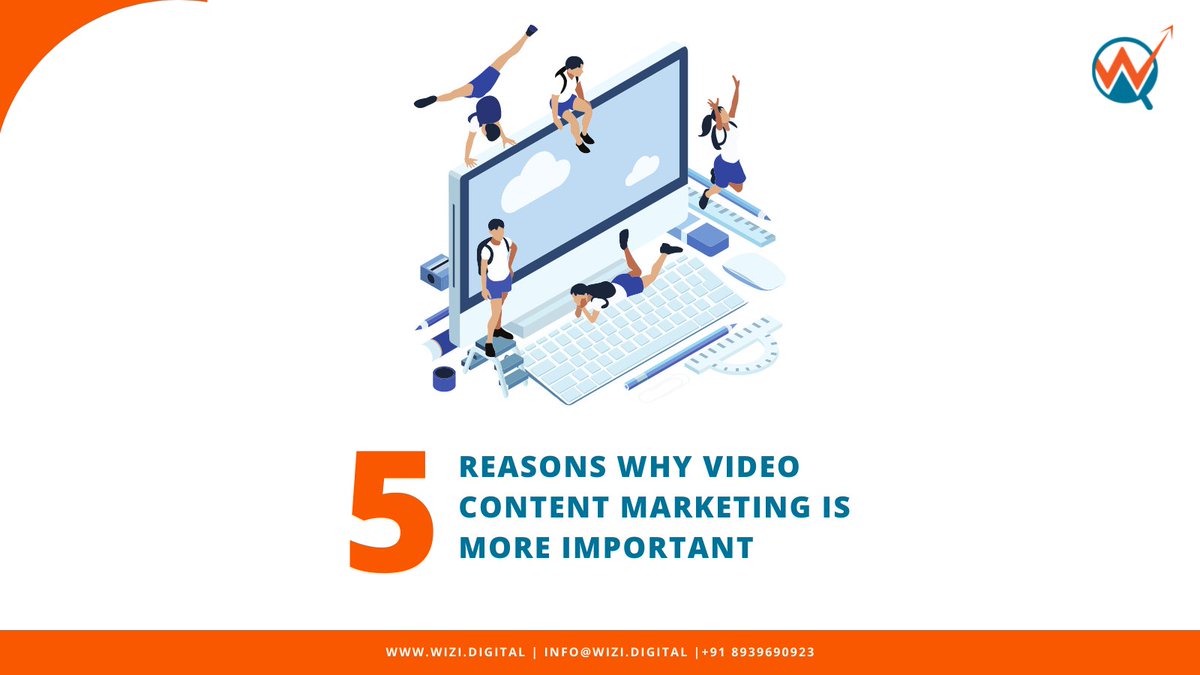 WiziLtd's tweet photo. 5 reasons why video content marketing is more important
#videomarketing #youtubemarketing #youtubeseo #videoseo #videomarketingtips #videomarketingstrategy #videomarketingforbusiness #videomarketingexpert #videomarketingservices #videocontentmarketing #video https://t.co/wBZjYW9fEp