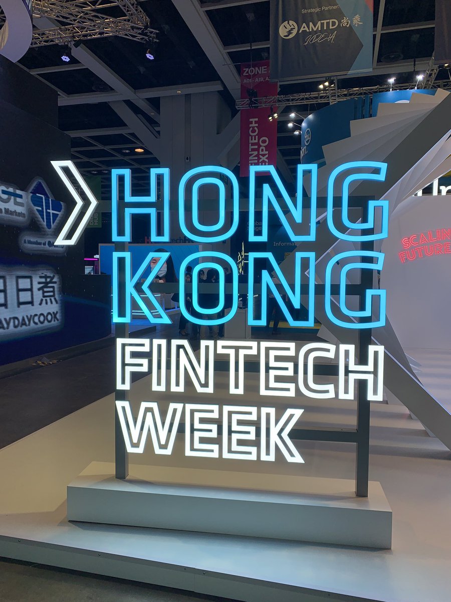 kosby's tweet photo. Back to physical event at #HKFintechWeek ! Excited! 🤟🤟 https://t.co/ISp1VWkCek