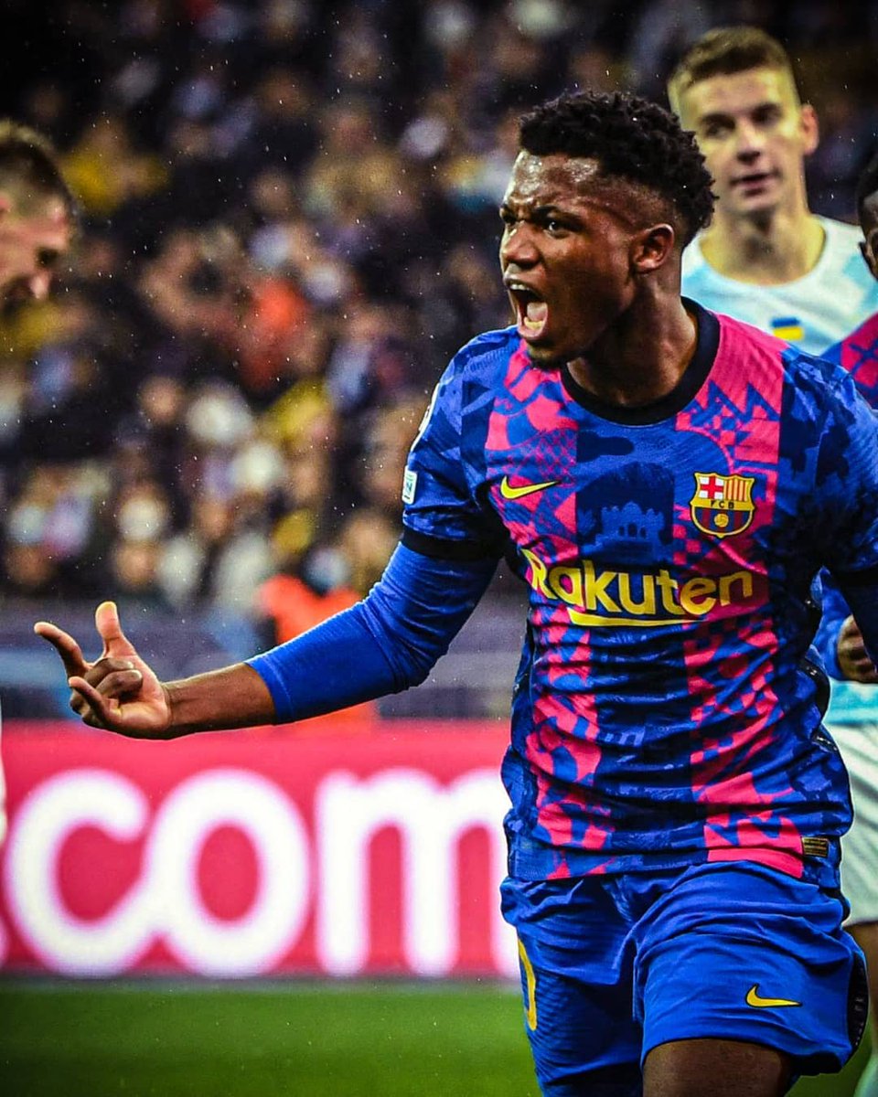 barcafans__indo's tweet photo. ️Ansu Fati telah terlibat langsung dalam 4 gol dalam 4 penampilannya untuk Barcelona di Liga Champions, mencetak dua gol dan memberikan dua assist.

[Opta]

#VamosAnsu
#DynamoBarca
#BarcelonaFans
#ForcaBarca
#ViscaBarca https://t.co/2gIyRzDbgu