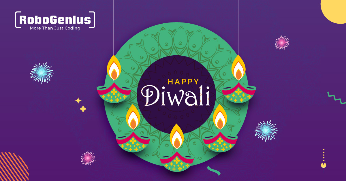 RoboGeniusAcad's tweet photo. With the gleam of auspicious Diyas and the holy chants, may happiness and prosperity fill your life! Happy Diwali!

#RoboGenius #diwali #festival #HappyDiwali https://t.co/aYborrtT5f