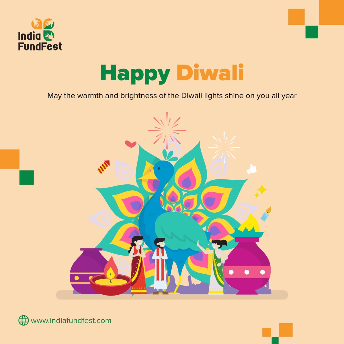 Indiafundfest's tweet photo. Have a happy and safe Diwali. Be free from darkness and abundant with light ✨

#diwali #india #festival #diwaligifts https://t.co/BW2QgC0LHg