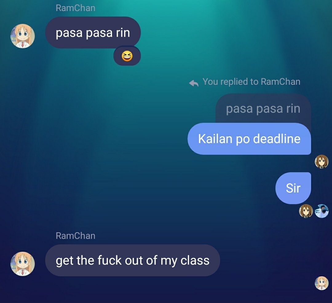 DoubleWit_'s tweet photo. Mga teachers talaga sa online class! Please do better! YOU HAVE NO IDEA WHAT YOUR STUDENTS ARE GOING THROUGH!! Nakakairita talaga! Treating your students as robots instead of PEOPLE! 💅💅
#AcademicBreakNow
#BoycottSchool https://t.co/Wr832PSXgt