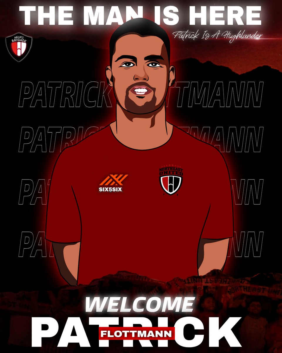 NEUFC BRIGADE × NEUTD (@neufcbrigade) on Twitter photo THE MAN IS HERE !!!! 🇦🇺✈️🇮🇳
<a href="/NEUtdFC/">NorthEast United FC</a> announced the signing of Aussie Defender Patrick Flottmann 💣💥
The last AFC quota foreign signing was only left for the upcoming season of HERO ISL 2021-22
AND NOW IT'S DONE✅
AFTER WE GOT FOX IT'S TIME FOR A OX
TO DEFEND THE BOX 🙌 THE MAN IS HERE !!!! 🇦🇺✈️🇮🇳
<a href="/NEUtdFC/">NorthEast United FC</a> announced the signing of Aussie Defender Patrick Flottmann 💣💥
The last AFC quota foreign signing was only left for the upcoming season of HERO ISL 2021-22
AND NOW IT'S DONE✅
AFTER WE GOT FOX IT'S TIME FOR A OX
TO DEFEND THE BOX 🙌