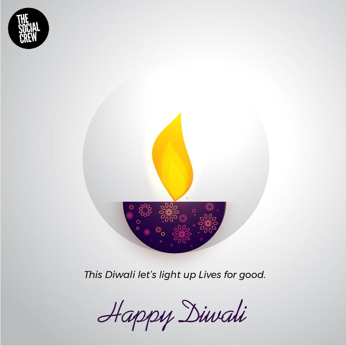 WeTheSocialCrew's tweet photo. This Diwali let's light up lives for good..
The Social Crew is here to lighten up the year with a new beginning and enthusiasm towards creating a new marketing dimension.
May you have a healthy, wealthy and prosperous  Diwali! Happy Diwali from the ~TeamSocialCrew

#HappyDiwali https://t.co/VAydvCBVmw