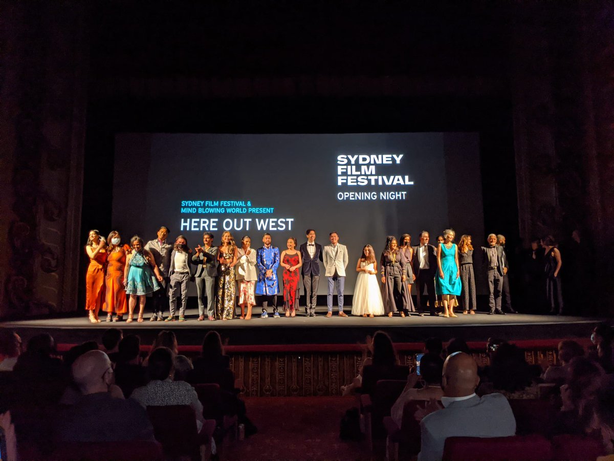 About last night - #HEREOUTWEST opened <a href="/sydfilmfest/">Sydney Film Festival</a>, and I’m still amazed I got to intro the film (I said what I said!) Thanks for a great night everyone, the film is yours now. When a tv reporter asked me how I was feeling, I said DESERVING 😘