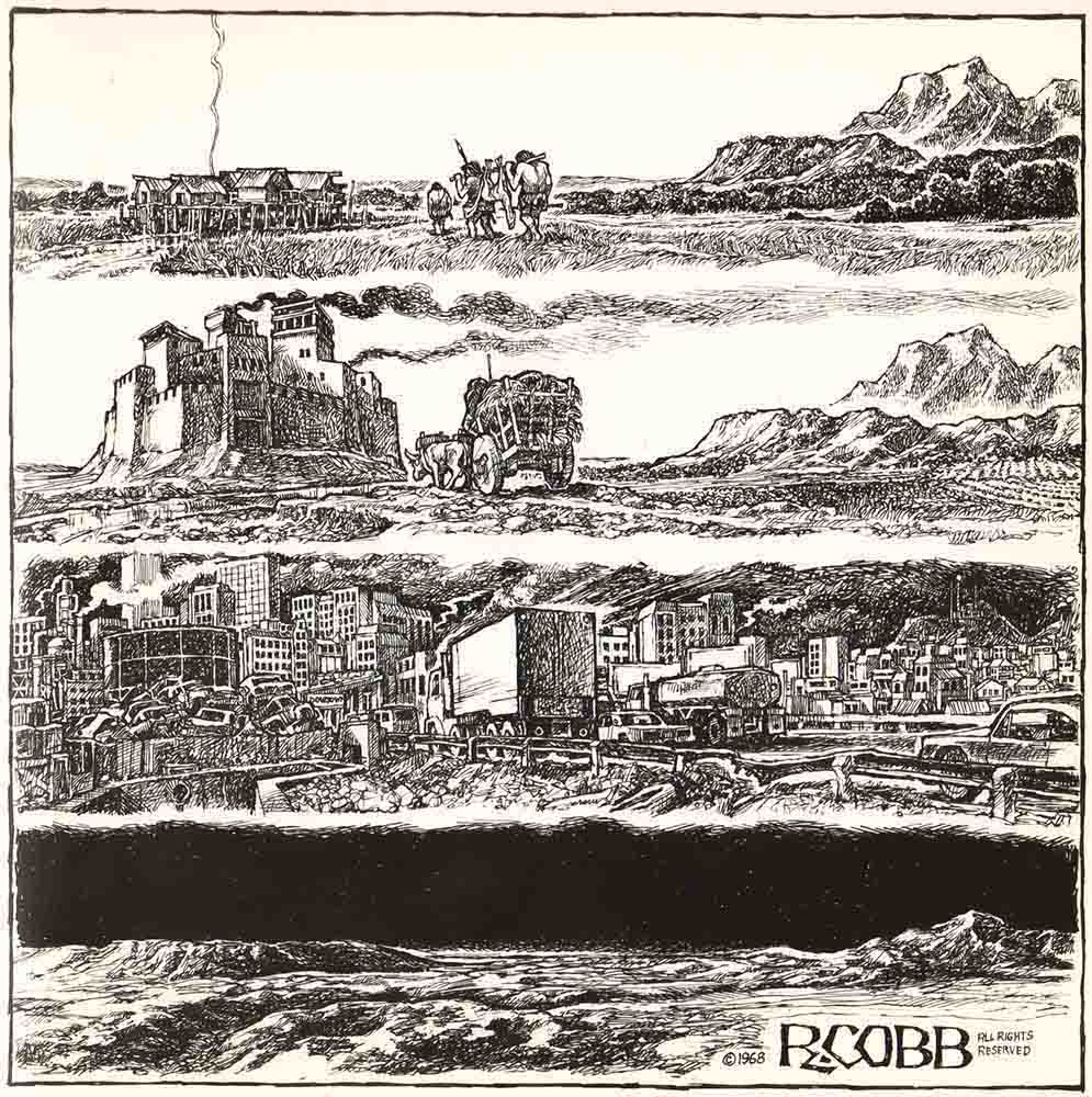 #INSPIRATION: the art of Ron Cobb, spot on since 1968. 