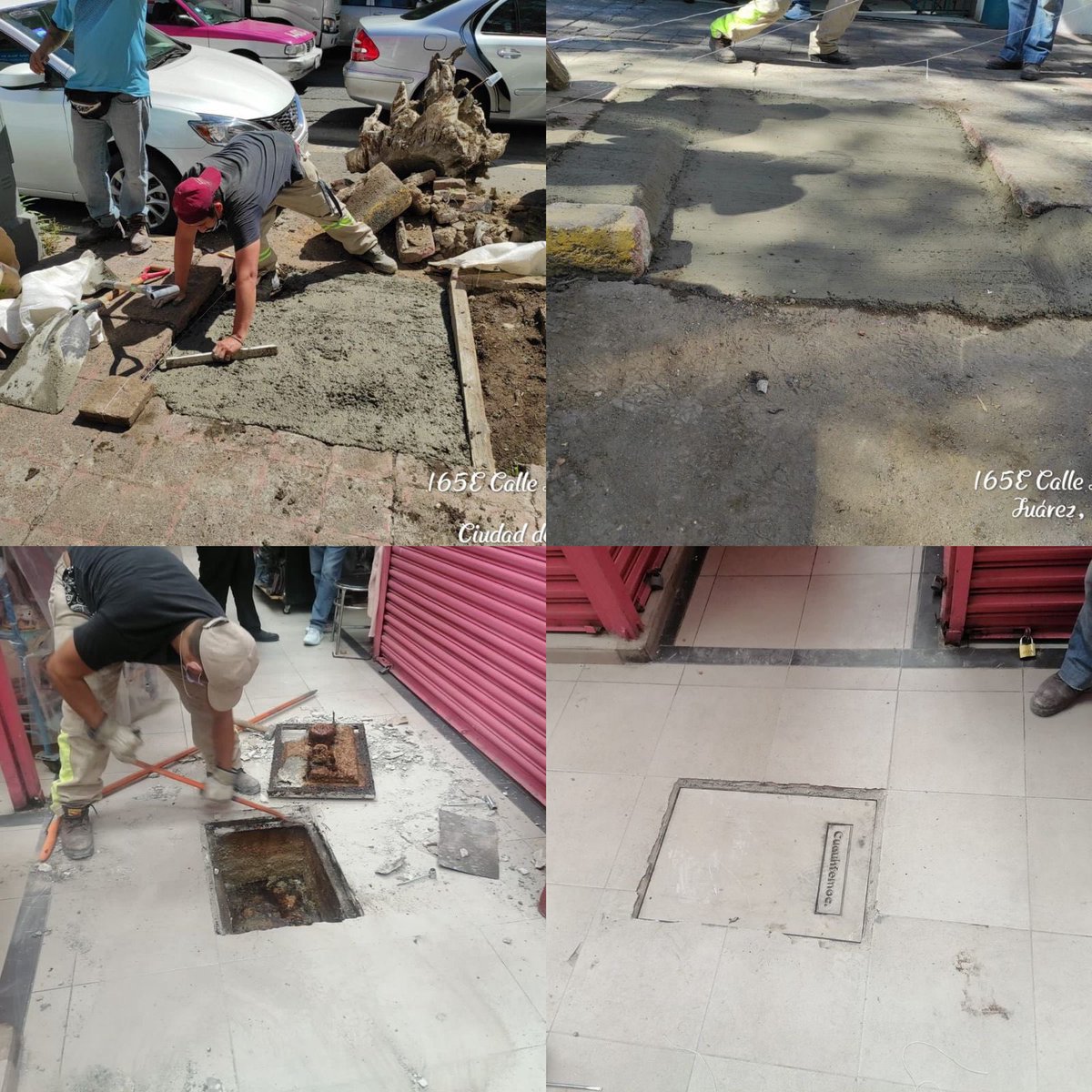 AlcCuauhtemocMx's tweet photo. (2/2)🧵
✅Retiro de cascajo🪨, en #SerapioRendon, #AntonioCaso, #GuillermoPrieto, #EzequielMontes y #IgnacioMariscal
✅Jardinería🍃✂️, en #Marsella
✅Construcción de rampa🚧 y reposición de tapa de registro, en #MercadoDeArtesaniasInsurgentes
#CuauhtémocEsTuCasa🏠 https://t.co/0pbmYys24H