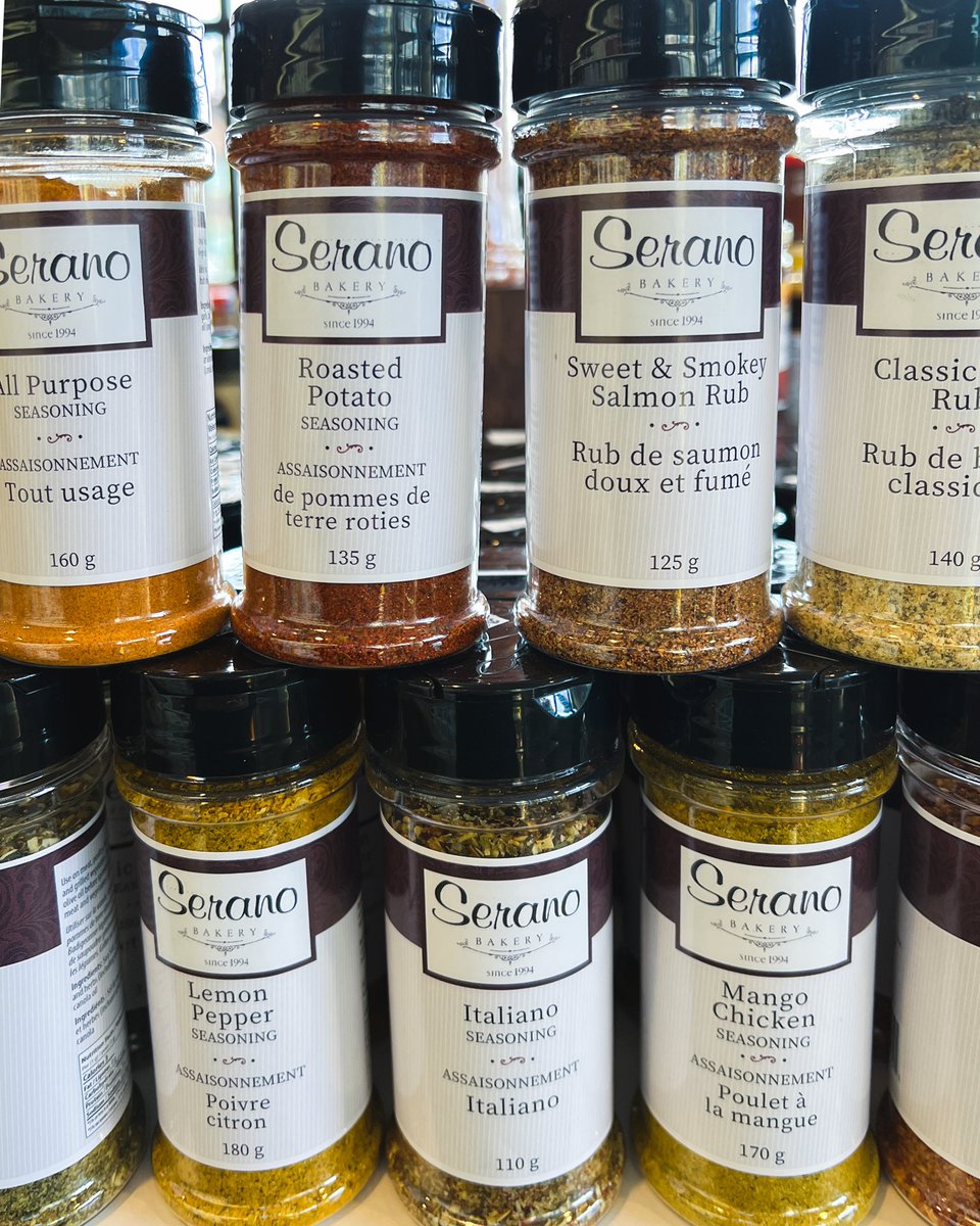 We’re excited to bring you our new spice collection!!! Available now in-store in our food mart💁🏻‍♀️ #spice #spicey #spiceitup #salt #pepper #food #torontofood #torontobakery