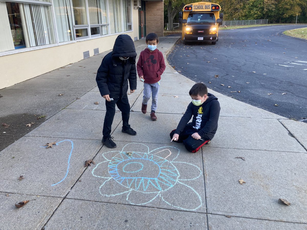 Grade 2 helped decorate our entryway with rangoli to welcome good luck to our school and students. We hope that it greets #awesomeamvet tomorrow to celebrate Diwali! <a href="/NAPublicSchools/">North Attleborough Public Schools</a>