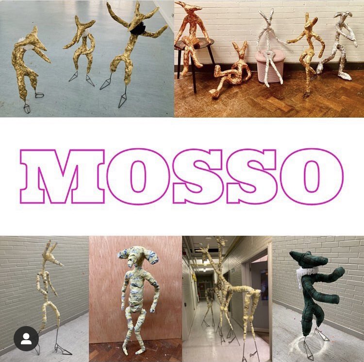VaultArtistsNI's tweet image. We are excited to announce Cathy Hart&apos;s first Belfast solo exhibition, ‘Mosso’, coming up on Thursday 4 November - 6-9pm in the Vault Gallery..
Combining mild steel and mixed media, Cathy makes childlike, expressive creatures in the form of hybrids.