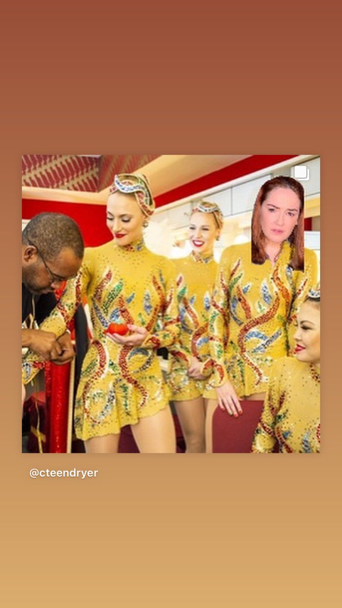 CteenDryer's tweet photo. Sent a picture to a group text thread with my cast at radio city of me being confused - which #iykyk at the Spectacular that is Christmas. They….REALLY understood the assignment. Peep the radio city logo on my Ted Lasso sweater. #adancerdances https://t.co/acHdtX2nMz