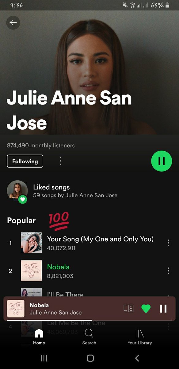 40 MILLION STREAMS on @Spotify_PH !!!!

@MyJaps @universalrecph @ArtistCenter @kapusoPRgirl

Your Song (My One and Only You) by Julie Anne San Jose
open.spotify.com/track/5Seh4Hfq…

#JulieAnneSanJose | @MyJaps