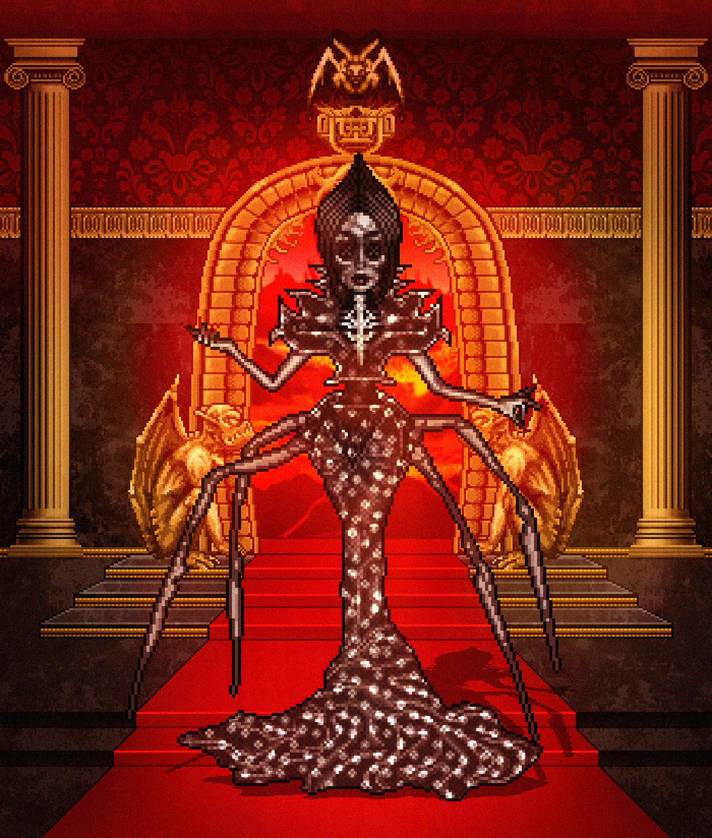 for you, our little doll, black is traditional. 🕷🩸
#31NightsWeen #AliettixWagnerxAston #31NightsAxWxA