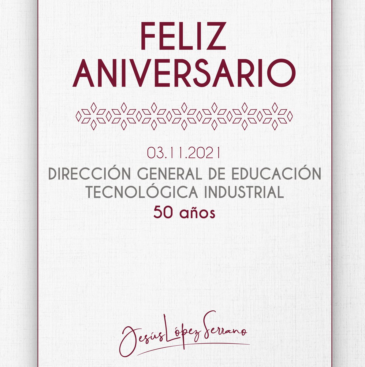 Jesusls2020's tweet photo. "El esfuerzo y el coraje no son suficientes sin propósito y dirección." John F. Kennedy
¡Felicidades #DGETI por este 50 Aniversario!
#DGETIHgo https://t.co/iMxSYGLJhV