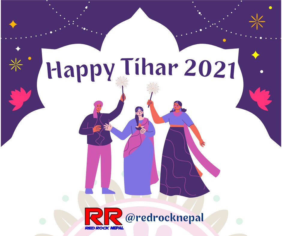 RedRockNepal's tweet photo. The festival of lights is upon us. 

May the glow of joy, prosperity and happiness illuminate your days in the year ahead.

#RRFamily wishes you a Happy Tihar 2021. https://t.co/mL8d1CxTt4