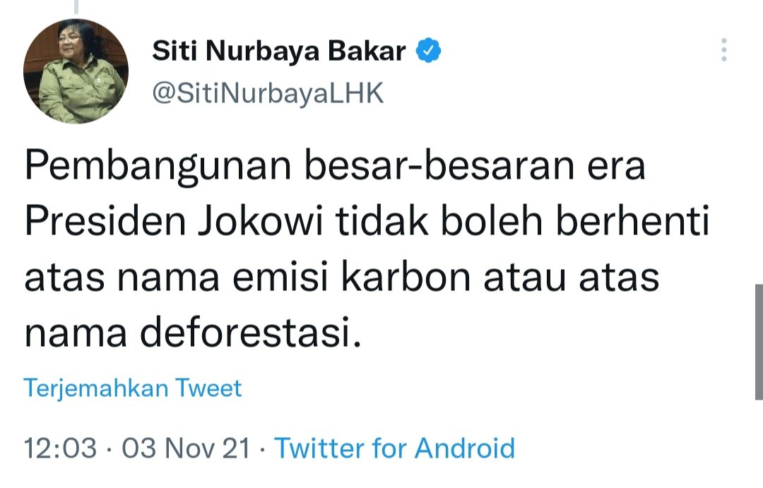 Menteri                             Menteri
Lingkungan Hidup      Lingkungan Hidup
Di Era                               di Era
Orde Baru                     Orde Paling Baru