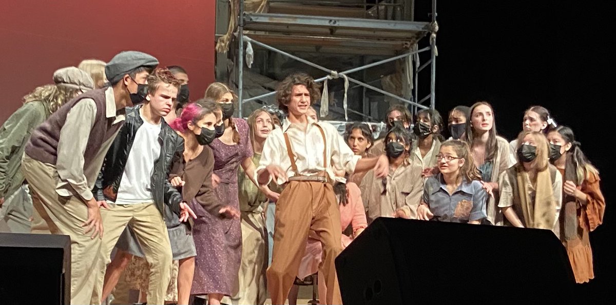 DublinCoffmanHS's tweet photo. BRAVO to the cast and crew of  #Urinetown, we teachers LOVED it! Come see it this weekend, it’s a barrel of laughs! ☘️ https://t.co/fgLMuiW1z1