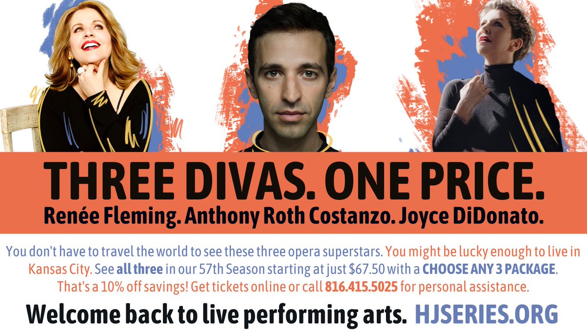 hjseries's tweet photo. Look. We've heard from @A_R_Costanzo already and he approves of this glorious diva sandwich! Come see @ReneeFleming on Nov 18th and Anthony on Dec 18th...then @JoyceDiDonato in Spring 2022. It's going to be a FAB-U-LOUS Season 57! #DivaSandwich #OperaDivas #CanYouBelieve #KCMO https://t.co/7hlgouFBl0