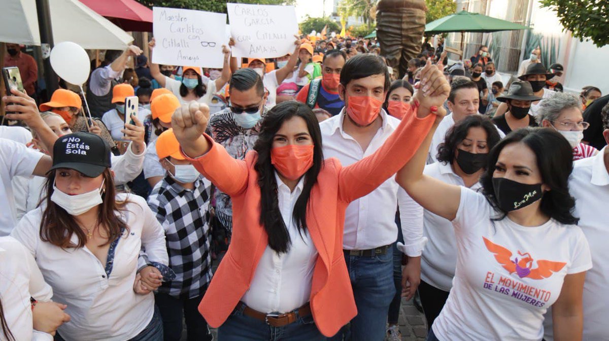 ¡Tlaquepaque está con <a href="/CitlalliAmaya/">Citlalli Amaya</a>! #VamosTodosVamosJuntos a volver a ganar la elección. Gracias a todos los asistentes en este arranque de campaña. 🧡🍊