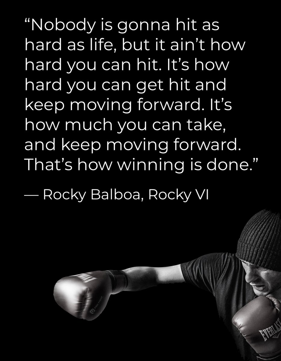 ozlady's tweet photo. Thoughts for Thursday - Life can raise you up, but life can hit you hard as well. It's how we move forward after we take the hits that counts. How do you move forward?

#interesting #moviequotes #inspiration #wisdom #getbackup #rocky https://t.co/52Jy3A6FPb
