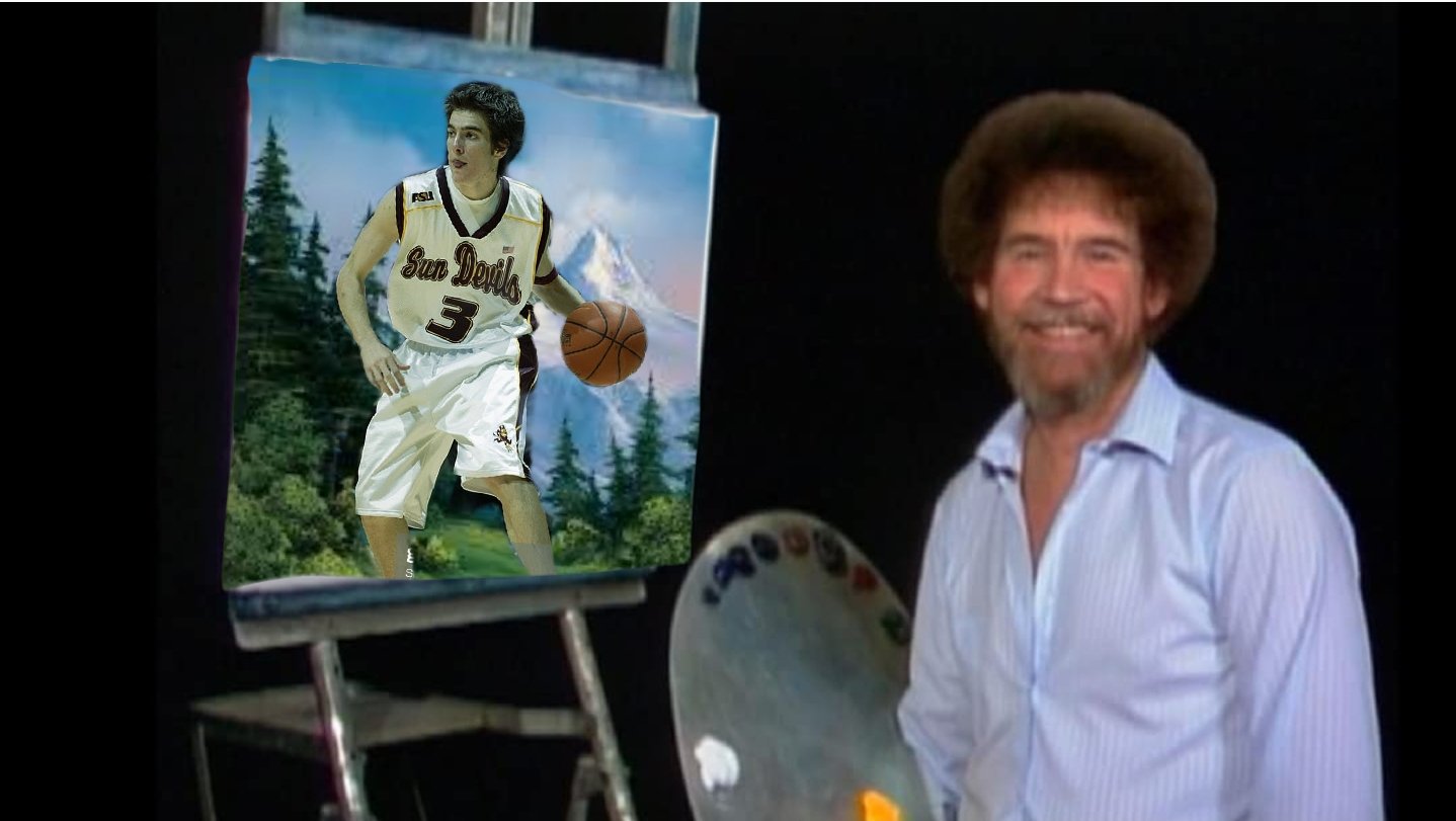 Happy Birthday I had Bob Ross immortalize you on one of his paintings. 