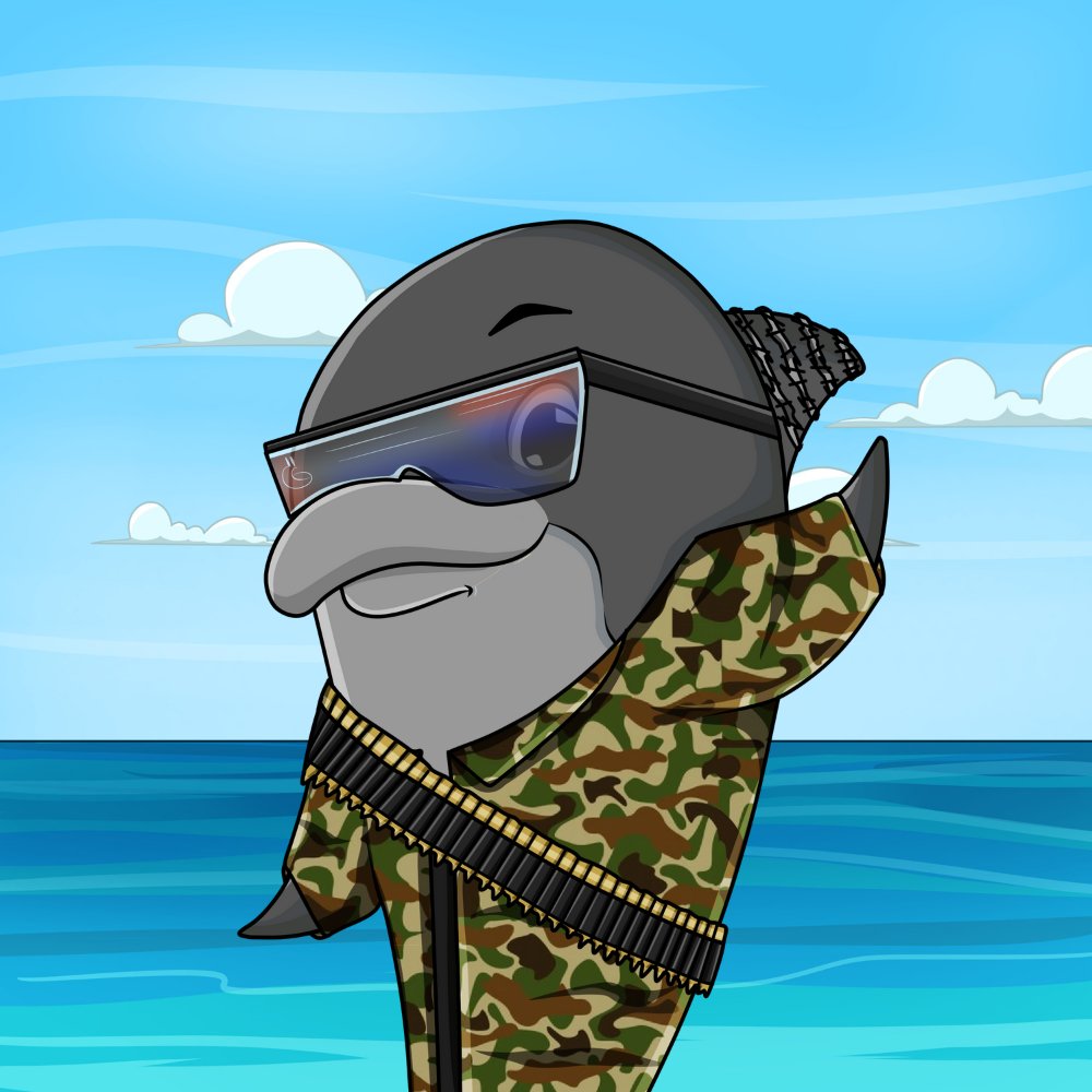 DapperDolphins's tweet photo. This Dolphin is ready for battle!

#NFT #NFTCommunity #nftpromoter #NFTcollection #shill https://t.co/6oSwTXYWnc
