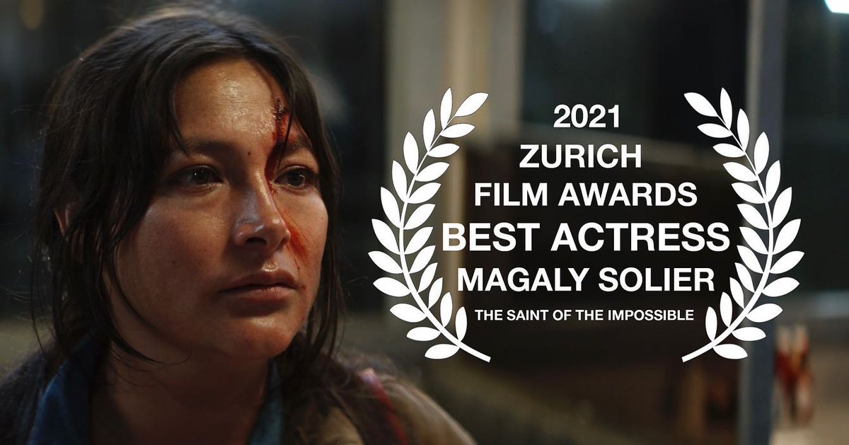 JCUgarelli's tweet photo. La intérprete peruana Magaly Solier ha ganado el premio a la mejor actriz en el Zurich FilmAward 2021 por la película suiza "The Saint of the Impossible", del director Marc Raymond Wilkins. https://t.co/M4dP7gMBWo