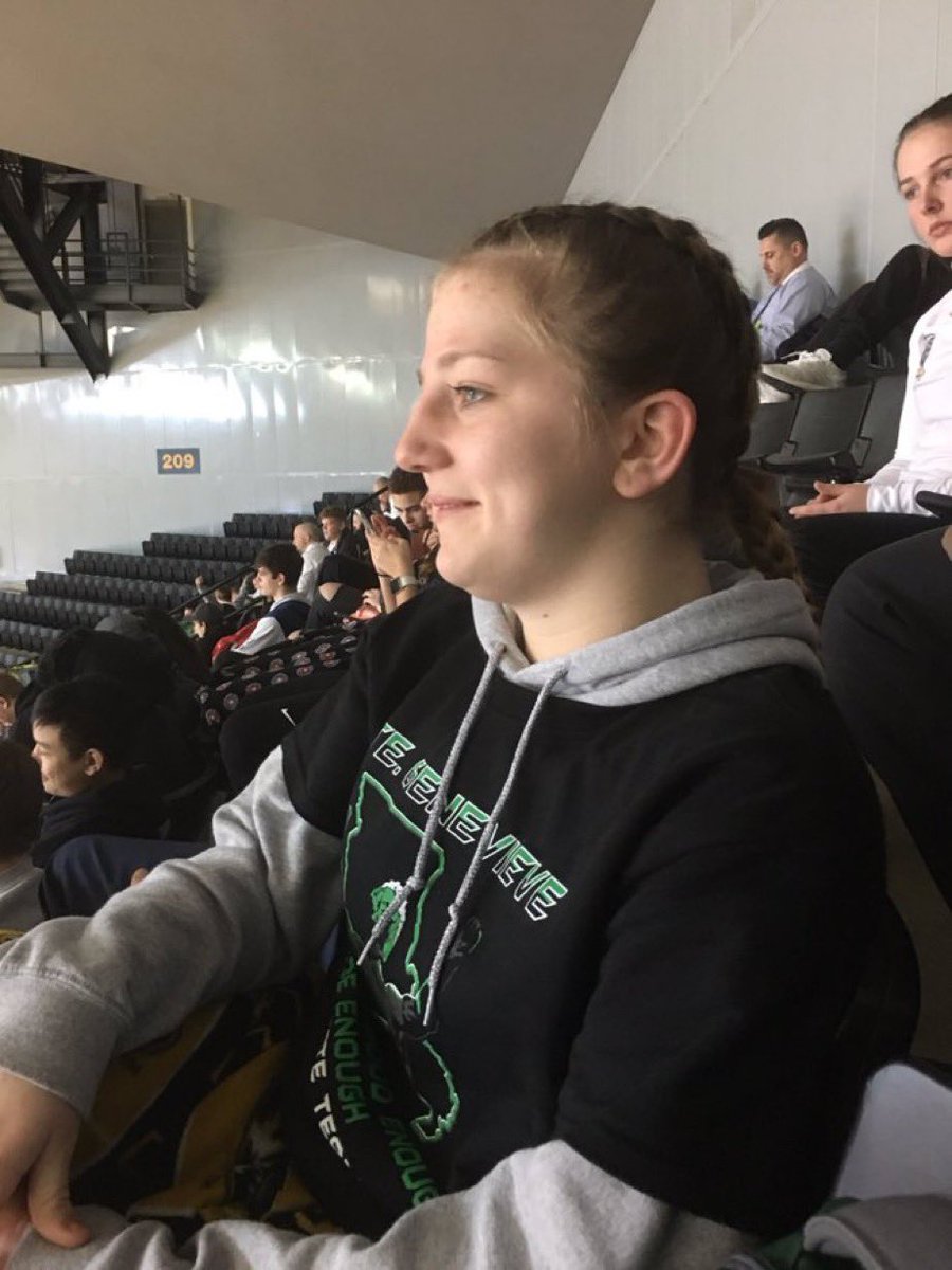 Congrats to Kaylee Gross for getting her 1st collegiate wrestling win this evening!  #dragonPride