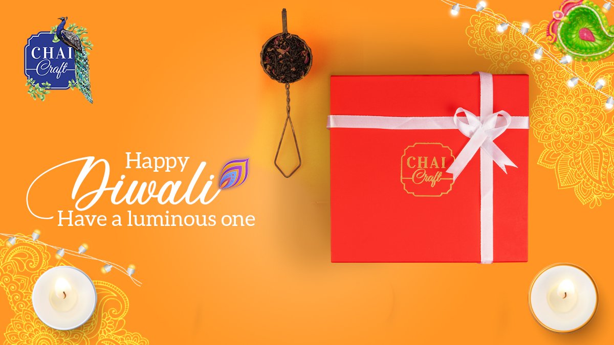 chaicraftindia's tweet photo. Chai Craft wishes you all a Happy Diwali!
#diwali #ChaiCraft #chailovers #celebratelife #stayhome #happydiwali #WellnessBlends #WellnessTeas #WellnessInACup #chailife #chaicraftteas #DiwaliCelebration #HappyDeepavali #FestivalOfLights https://t.co/4NHs9Qw0P2