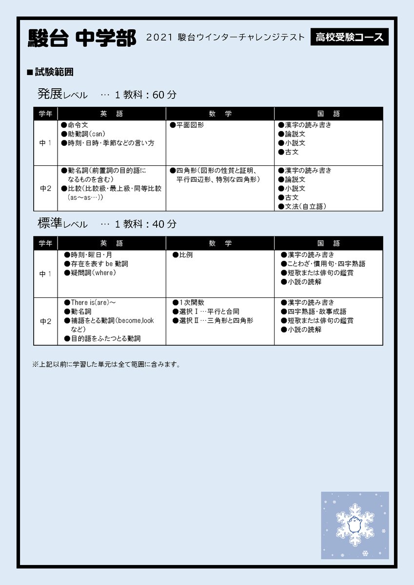 駿台中学部 高校部 公式 Sundai Tyu Kou Twitter