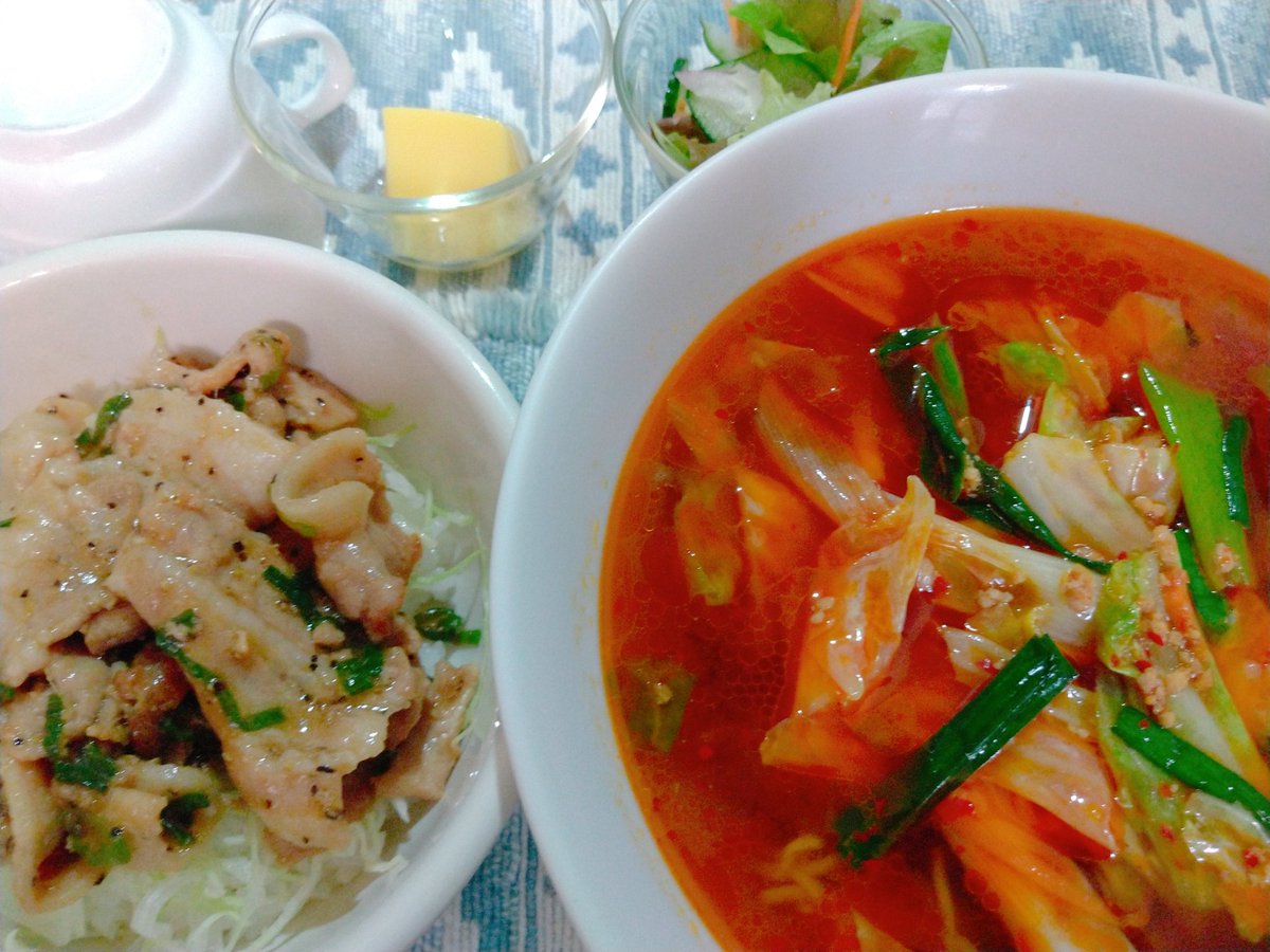 Jasmine Thai ジャスミンタイ 六本木 トムヤムクンラーメンセット そんなに食うなら走らんと