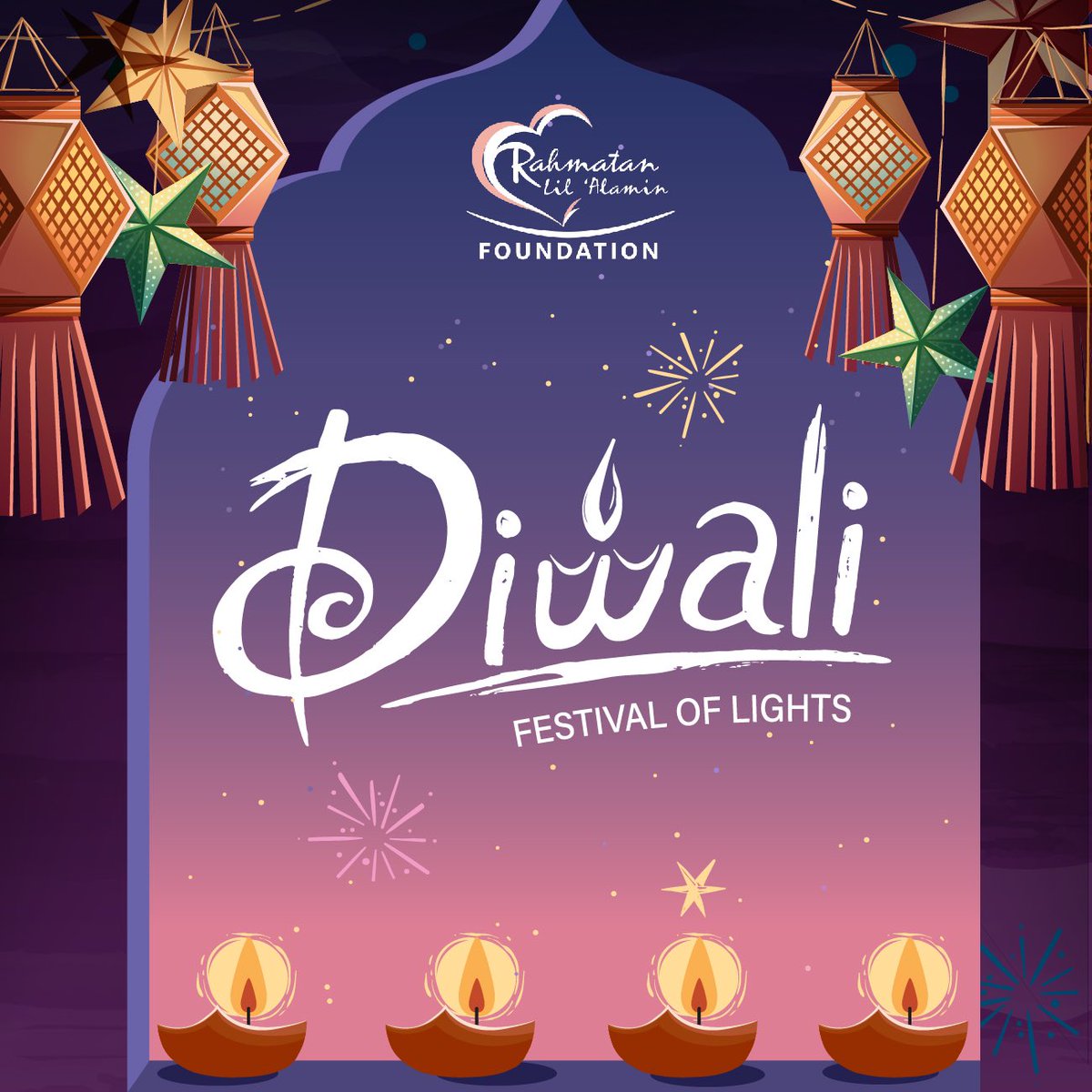 Rahmatan Lil ‘Alamin Foundation would like to send our warmest wishes to our friends celebrating this Festival of Lights, a very happy and safe DEEPAVALI! 🪔🌸

May this occasion bring joy, peace and prosperity. 🪔✨

#rlafsg #deepavali #singapore