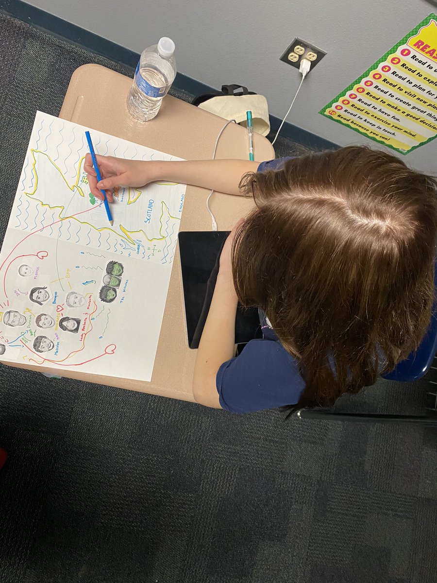 DJohnsonMRHS's tweet photo. ELA 3 students making connections to the setting and characters in The Tragedy of Macbeth π Kids kept saying how much they were enjoying this activity and that itβs easier to comprehend the story when they make something. @DVUSD_Pathways @DVUSD #makesomethingtoday https://t.co/Pp84YADcTo
