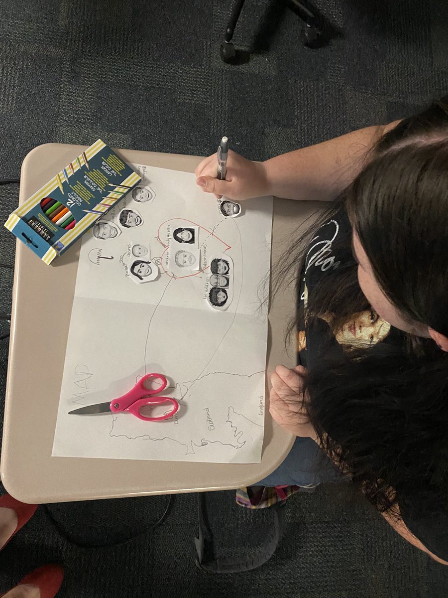 DJohnsonMRHS's tweet photo. ELA 3 students making connections to the setting and characters in The Tragedy of Macbeth π Kids kept saying how much they were enjoying this activity and that itβs easier to comprehend the story when they make something. @DVUSD_Pathways @DVUSD #makesomethingtoday https://t.co/Pp84YADcTo