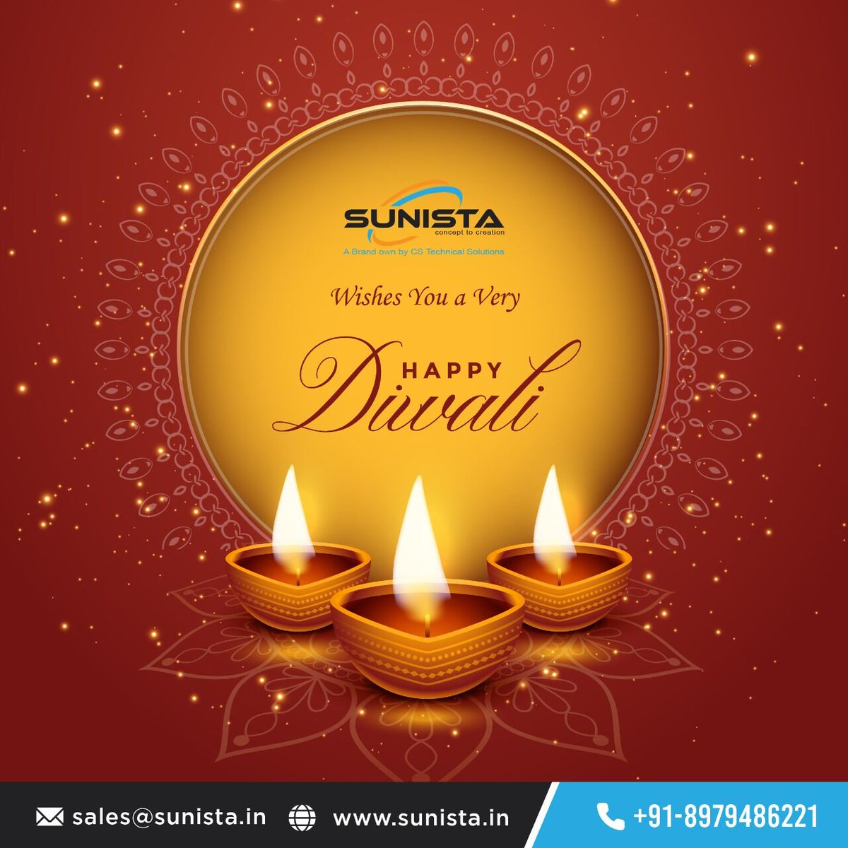 Sunista family wishes you a very Happy Diwali !

#Sunista #Doortechnicalsolution #hardwares #glasshardware #instadaily #diwali #festivals #archdaily #interiordesigners #india #hardwaresolutions #diwalivibes