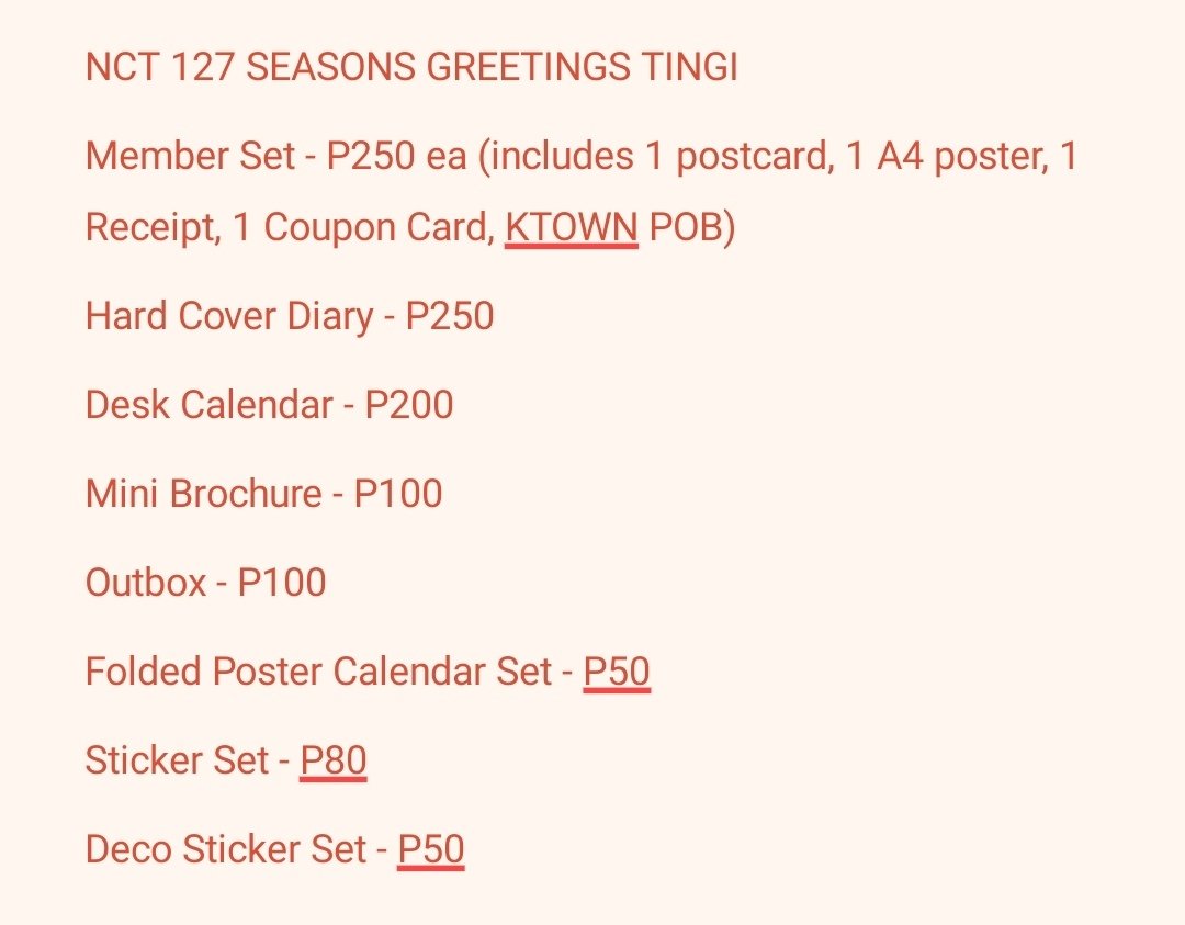 cart_summer's tweet photo. #pasabuysbysummer
WTS LFB PH
SM Seasons Greetings Tingi 2022
Aespa
Wayv
NCT 127
NCT Dream
comment item + mine to secure !!
dop: dp of P50 (minimum) ; remaining balance: once onhand ;)
google forms will be sent to successful miners !!
dm me for more info !! https://t.co/3epr6I9LyR