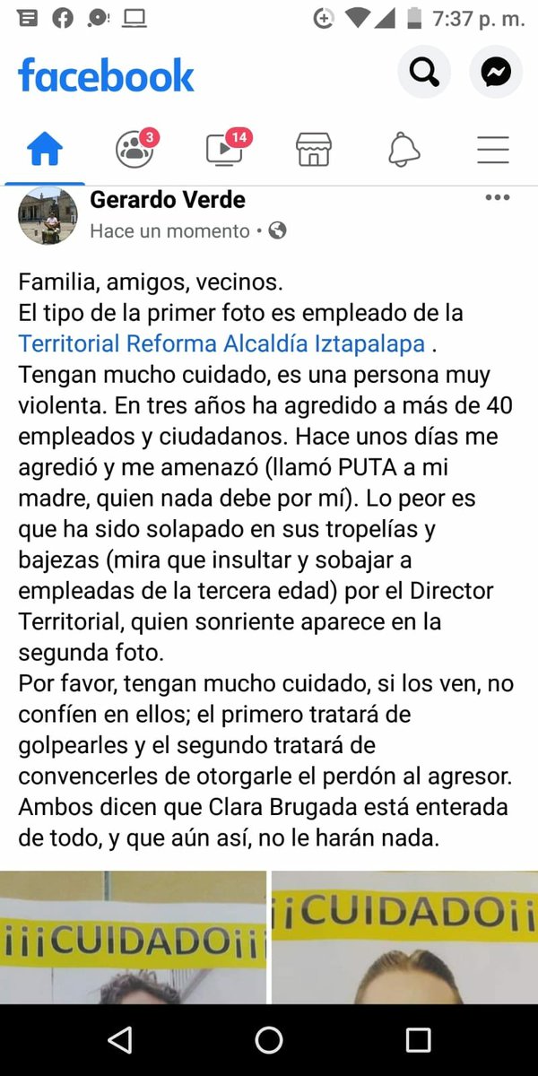 AlertaPaseos's tweet photo. @Alc_Iztapalapa @ClaraBrugadaM @guerrerochipres @elconsejomx @CDHCMX @FiscaliaCDMX @ErnestinaGodoy_ @SSC_CDMX @SEDENAmx @GN_MEXICO_ Pues que empiece por sus elementos https://t.co/mtolQgW8eo