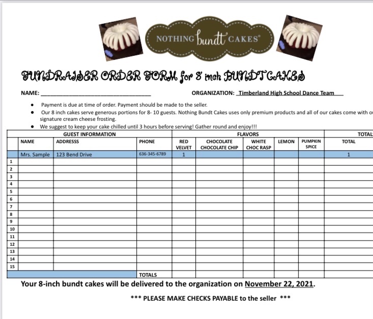 TrishaGrantham5's tweet photo. Addy’s selling ‘Nothing Bundt Cakes’ for Timberland Dance Team. It’s perfect for Thanksgiving Desserts.
$6 for Bundtlets & $22 for Bundt cakes. Will arrive by 11.22🎂 Please place order in comments by the 8th. ThankU💙💚#THSWolves @ag_stl @THSdancers @thsactivities @nothingbundt https://t.co/lQdvDucMr4
